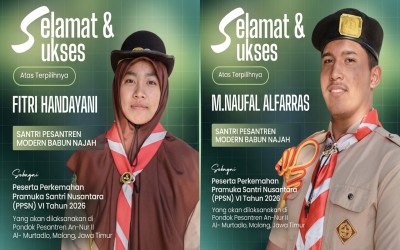 Dua Santri MAS Babun Najah Melangkah ke Ajang Nasional: M. Naufal Alfarras & Fitri Handayani Terpilih Ikuti PPSN VI 2026